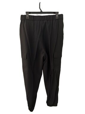 a new day Black Cargo Jogger Pants with Elastic Waist